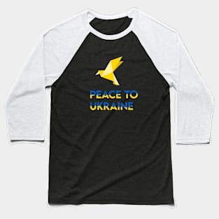 Ukraine Support promote peace yellow bird Baseball T-Shirt